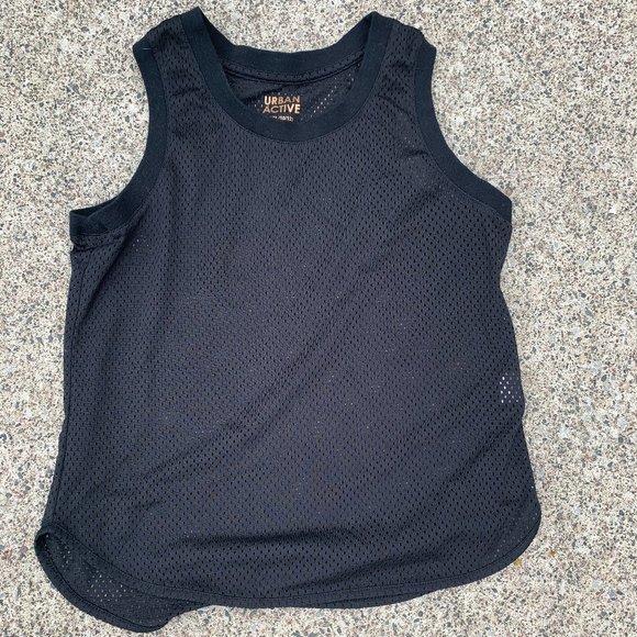 Urban Active~Mesh Tank Top~Black - Picture 1 of 3